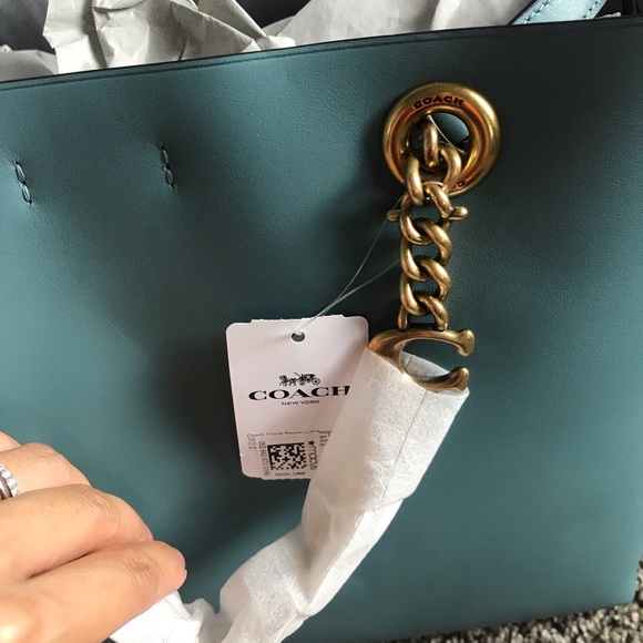 Coach chain convertible tote (marine) - Picture 7 of 7